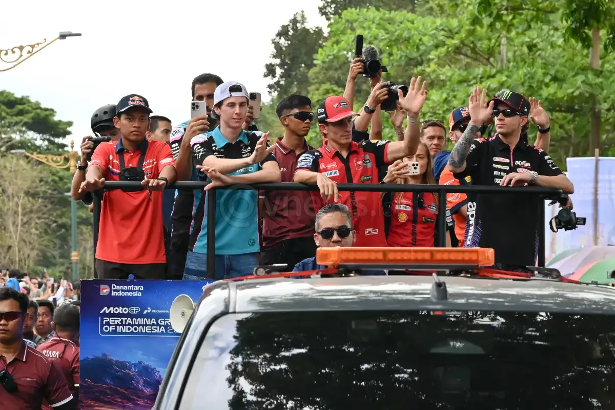 MotoGP Riders Parade di Lombok