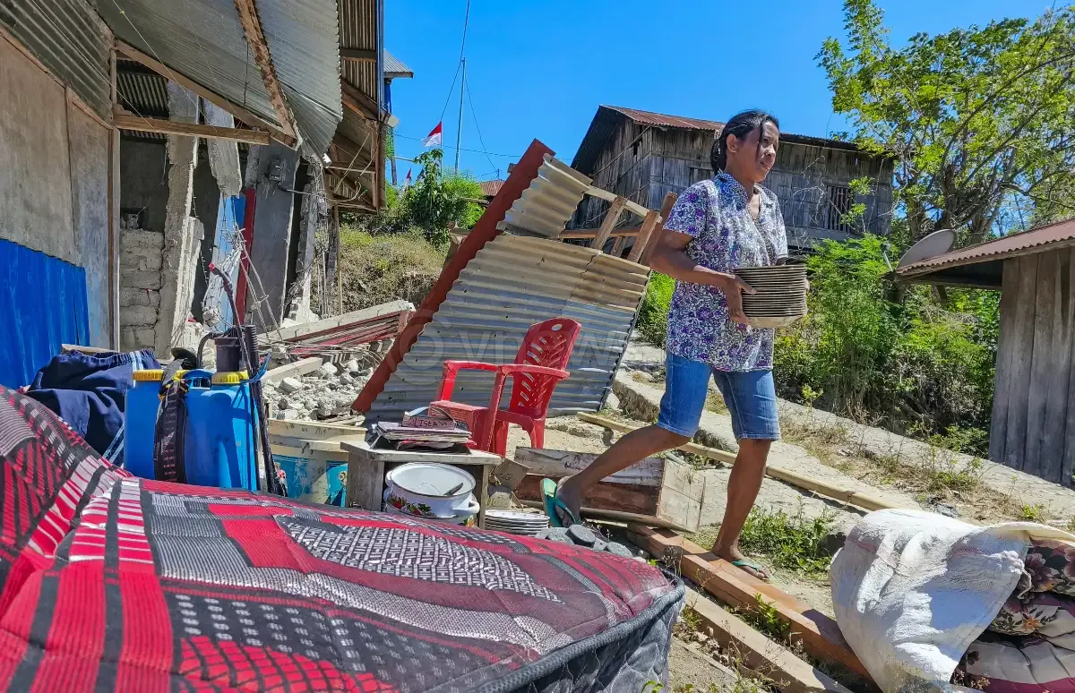 Jumlah rumah rusak akibat gempa NTT