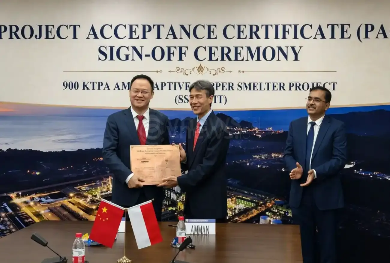 Smelter Tembaga AMMAN Resmi Rampung, Siap Perkuat Hilirisasi dan Nilai Tambah Mineral Nasional
