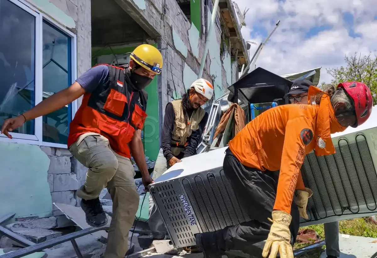  Jumlah fasilitas kesehatan yang rusak akibat gempa di NTT