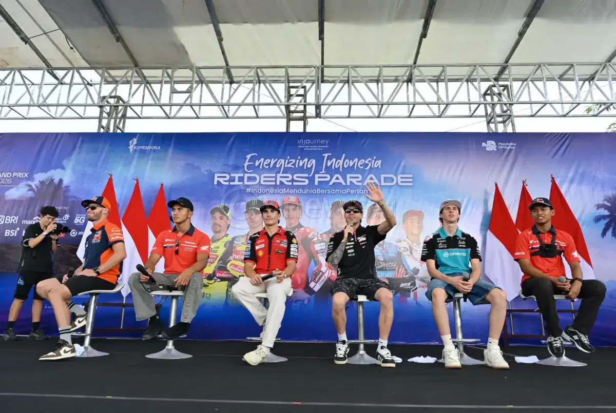 MotoGP Riders Parade di Lombok