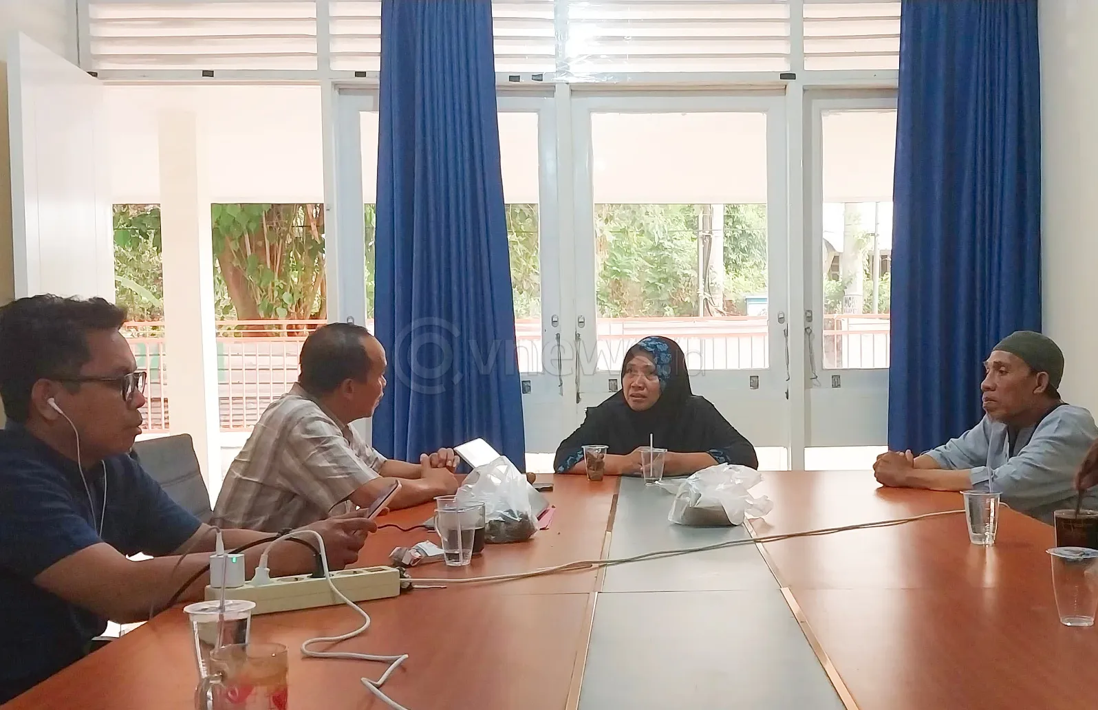 Datangi PWI NTB, Warga Karang Kelok "Curhat" Anak Disekap di Myanmar