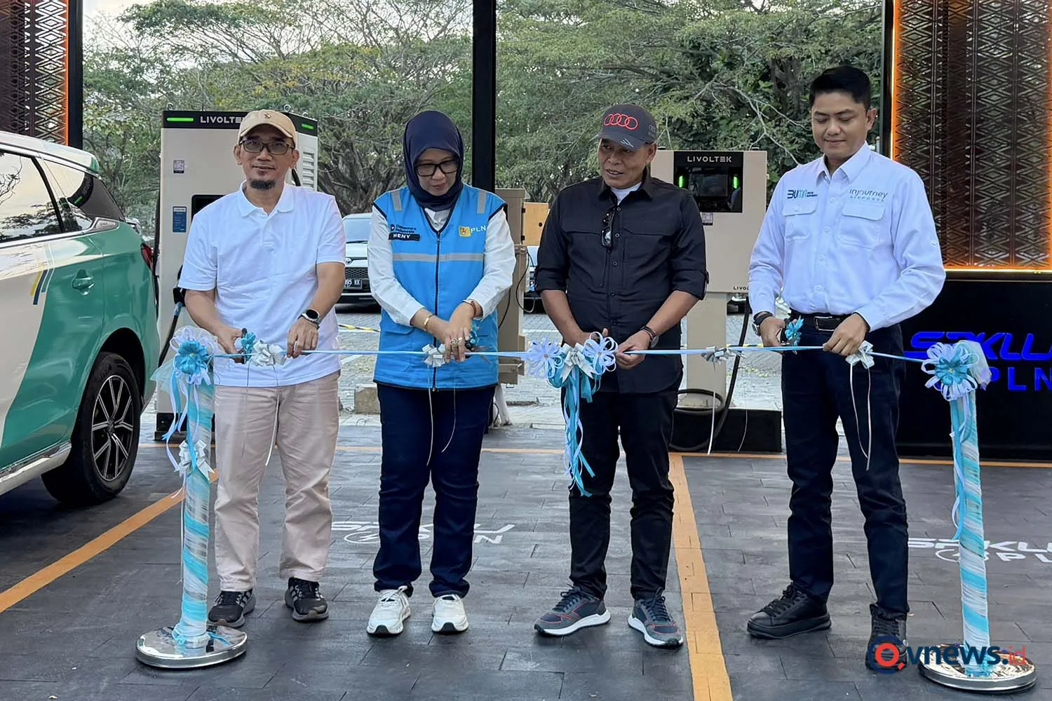 BIZAM dan PLN UIW NTB resmikan SPKLU di Bandara Internasional Zainuddin Abdul Madjid