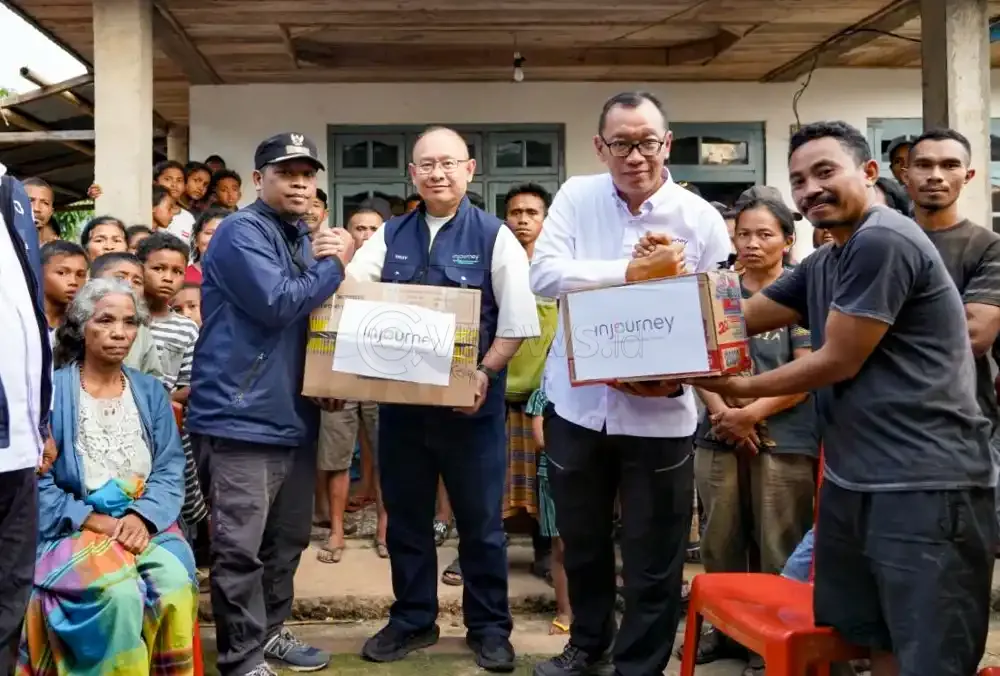 InJourney Group Salurkan Bantuan untuk Masyarakat Terdampak Gempa di NTT