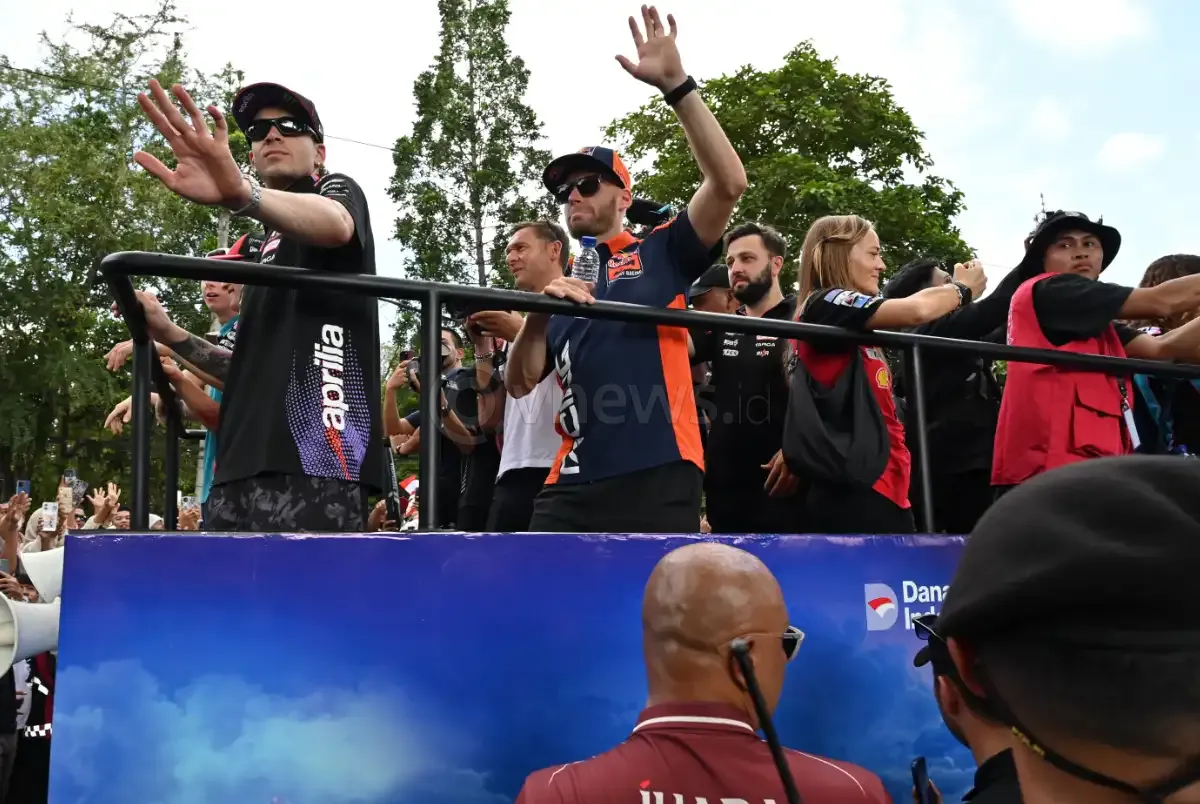 MotoGP Riders Parade di Lombok