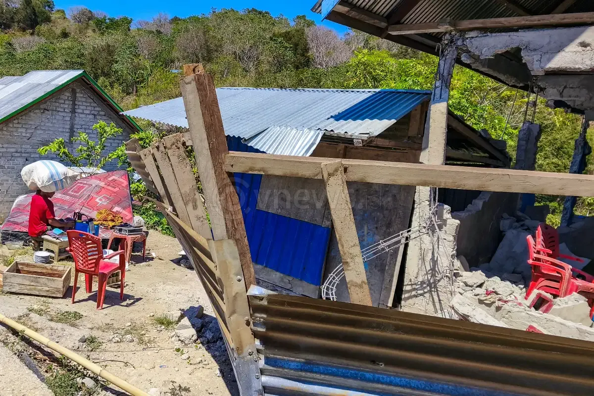 Jumlah rumah rusak akibat gempa NTT