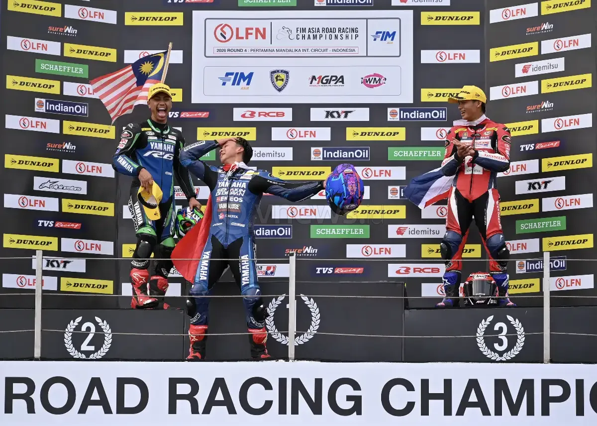 Wahyu juarai Race Satu SS600 ARRC Mandalika 2026