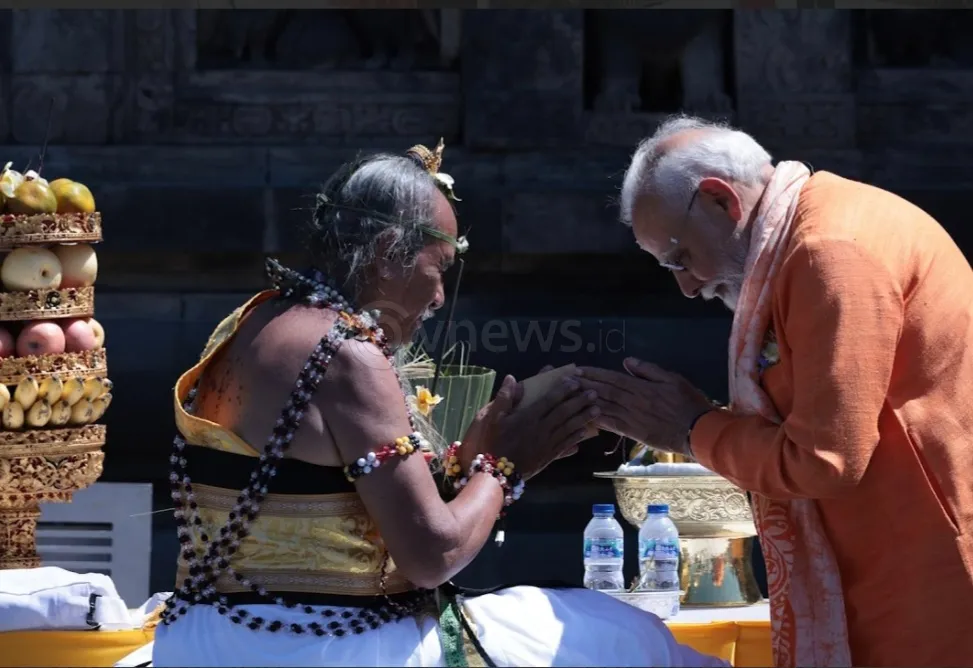 Tari Rama Shinta dan Gamelan Sambut Prabowo - PM Modi di Candi Prambanan