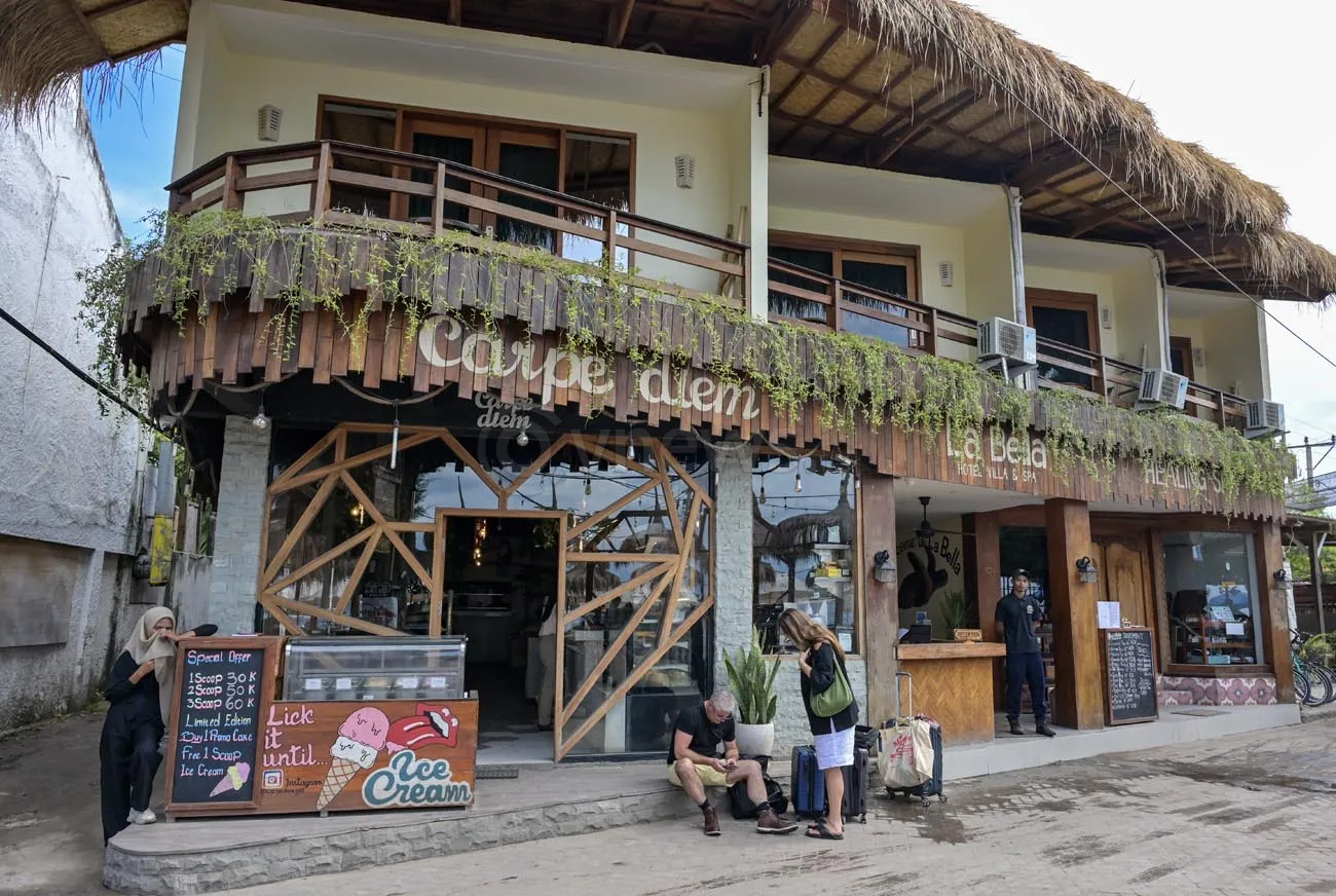 Tingkat okupansi hotel masa puncak liburan di Gili Trawangan