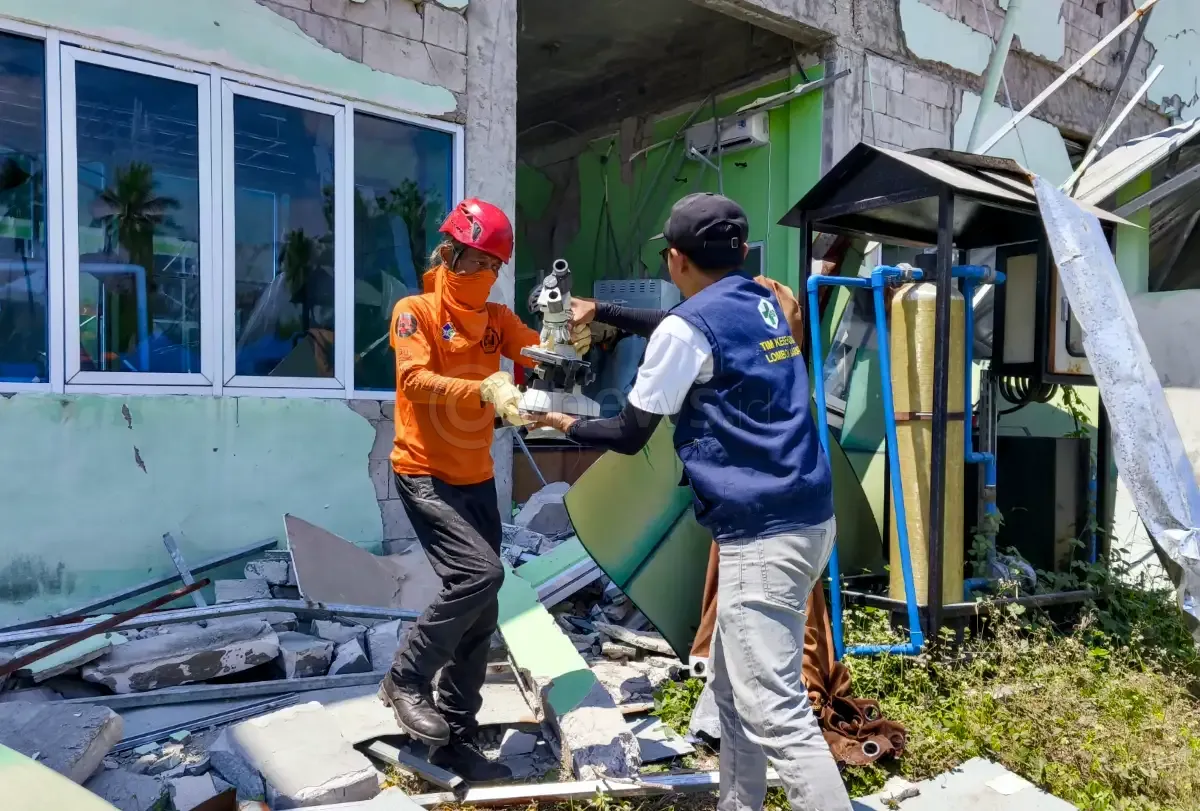  Jumlah fasilitas kesehatan yang rusak akibat gempa di NTT