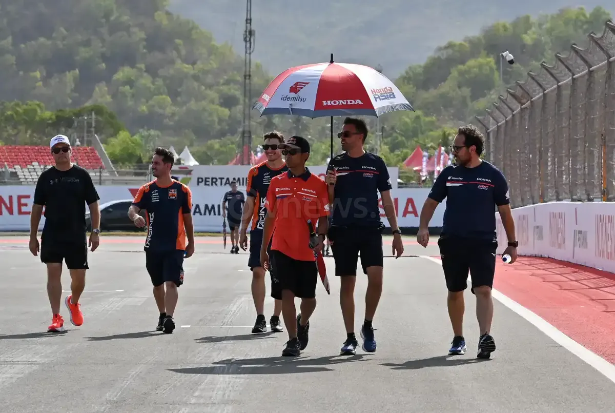 Riders track familiarisation MotoGP Mandalika