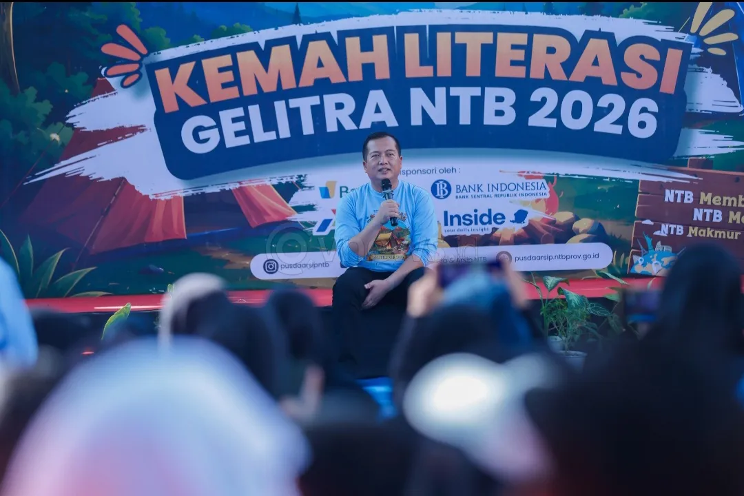 Genjot Generasi Emas 2045, Gubernur Iqbal Luncurkan Gerakan Literasi 'GELITRA NTB' dari Desa
