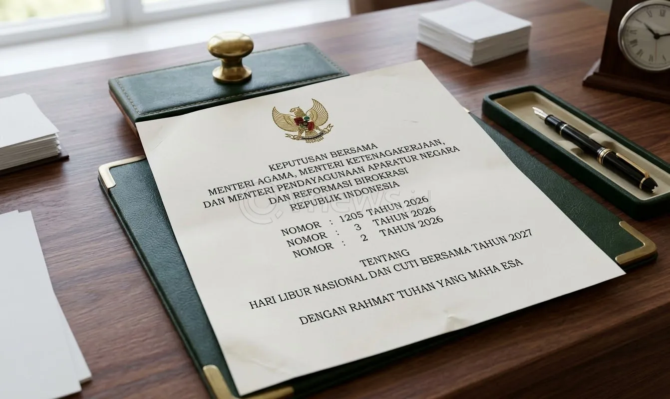 Pemerintah Tetapkan Libur Nasional dan Cuti Bersama 2027, Total 26 Hari