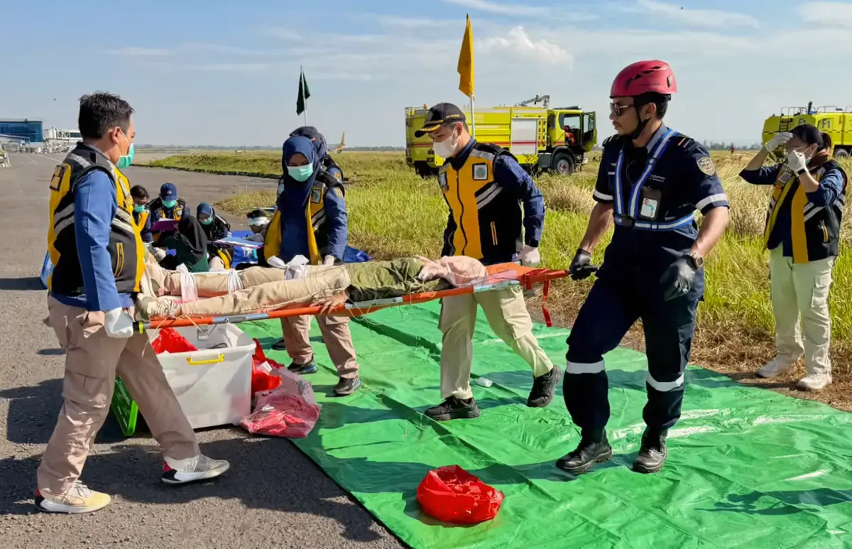 Perkuat Kesiapsiagaan Penanggulangan Keadaan Darurat, BIZAM Gelar Airport Emergency Modular Exercise