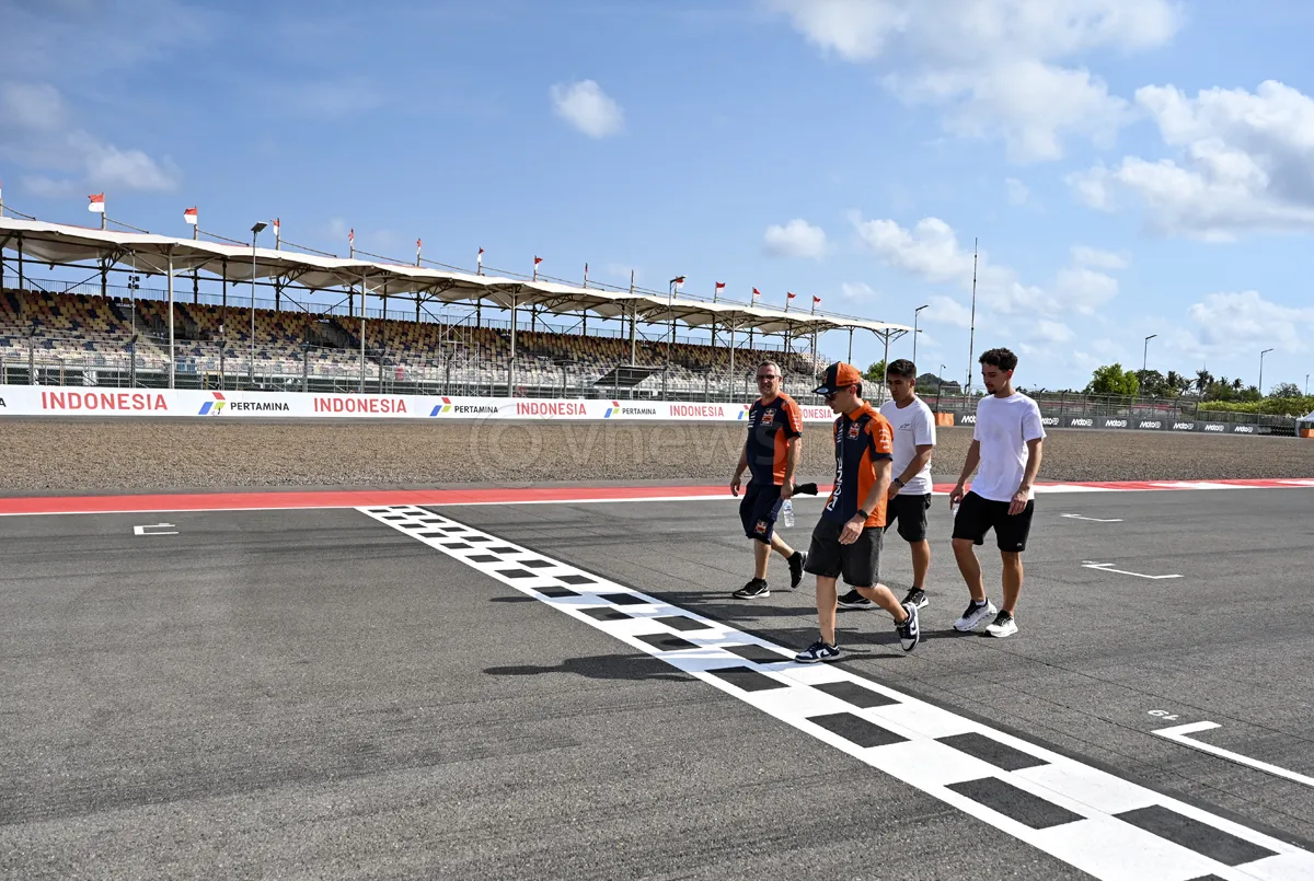 Riders track familiarisation MotoGP Mandalika