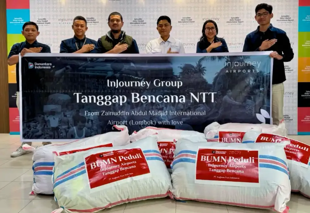 Wujud Kepedulian Sosial, Injourney Airports Bizam Salurkan Bantuan Bagi Masyarakat Terdampak Bencana Di NTT