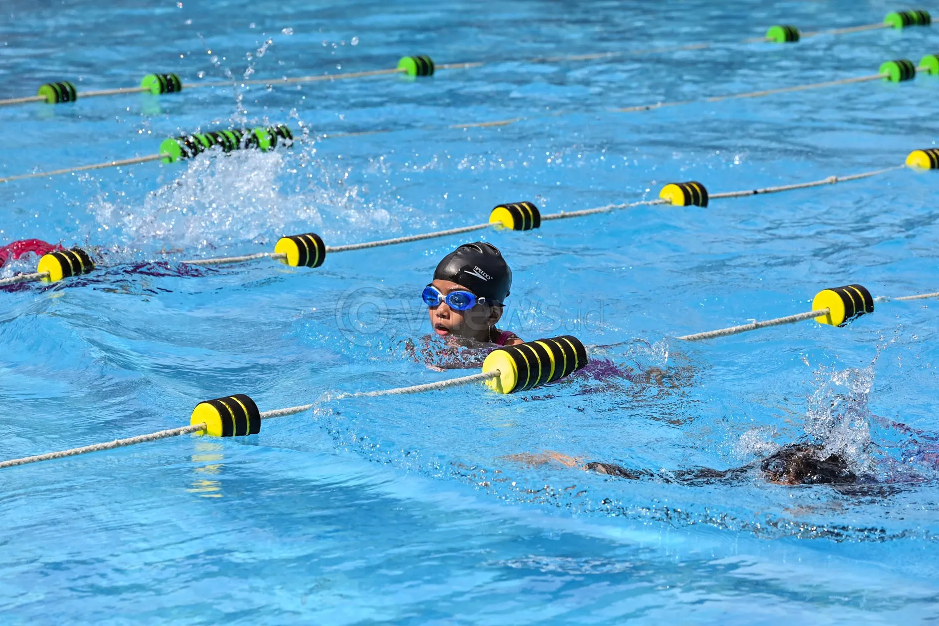Lomba renang waterboom fun swimming