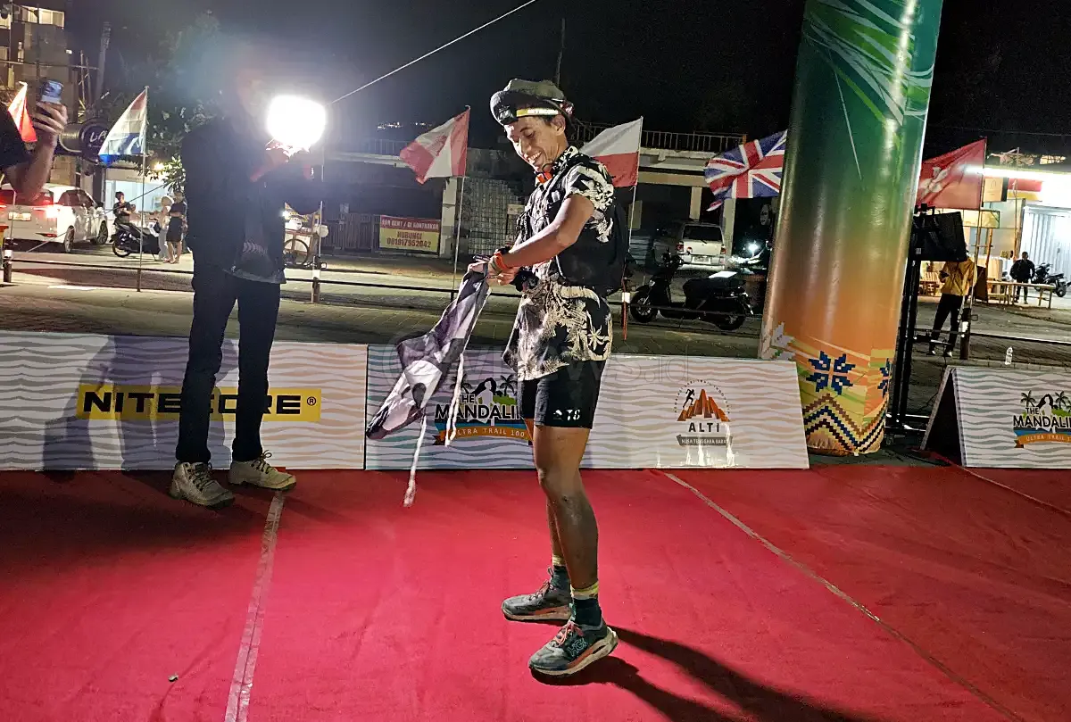 Pemenang kedua Mandalika 100 kategori 120 Km