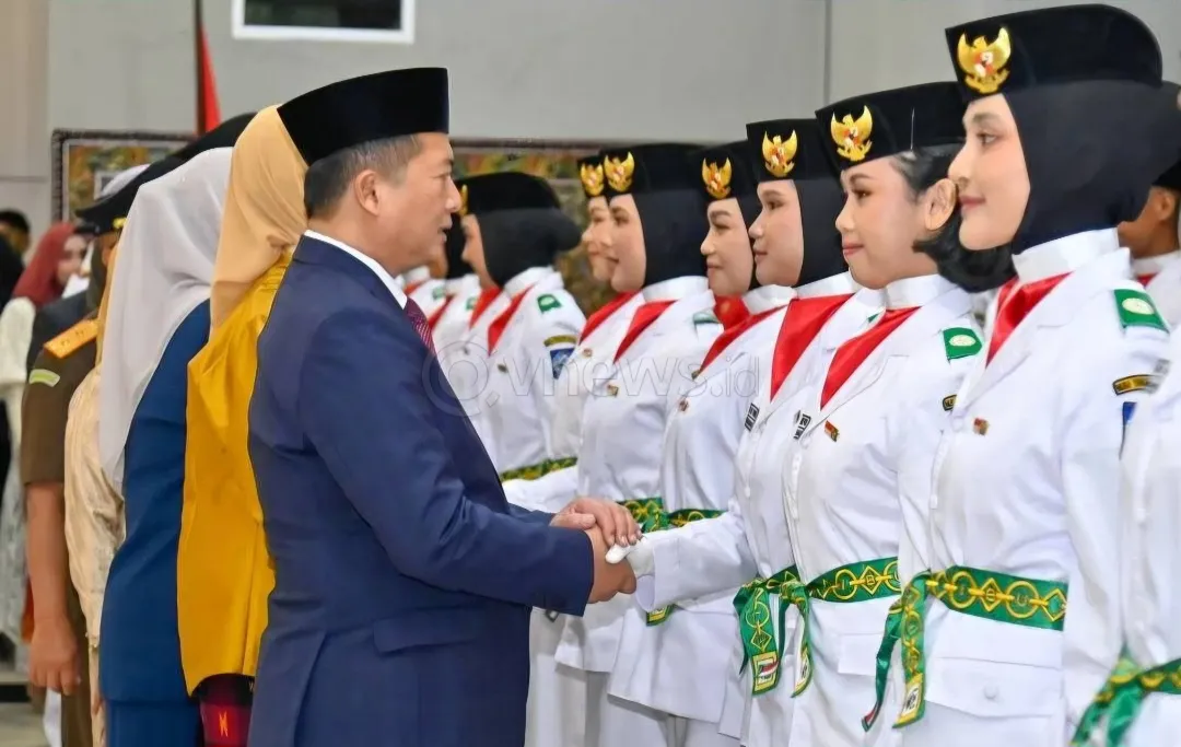 Gubernur Miq Iqbal Kukuhkan Paskibraka NTB, Generasi Muda Harus Jadi Teladan