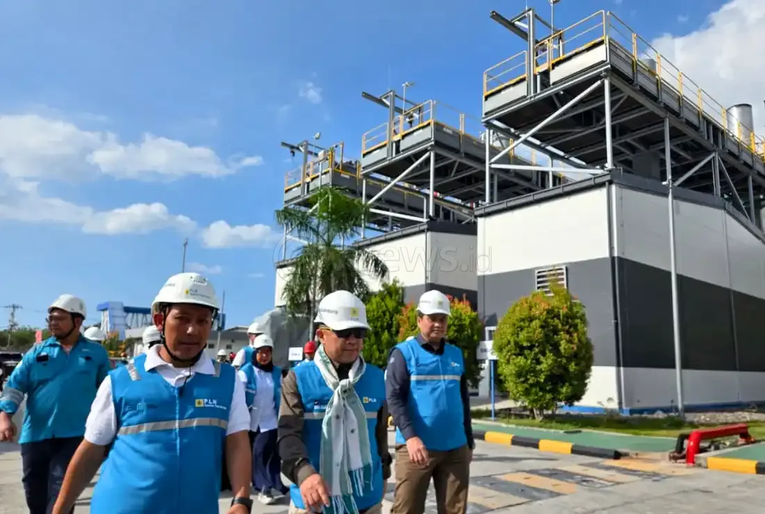 Direktur Manajemen Pembangkitan PLN Tinjau PLTMG Rangko, Sistem Pembangkitan Flores Kembali Normal Pascagempa